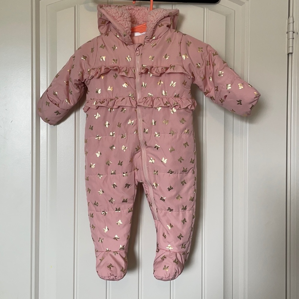 Baby girl snow suit